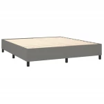 ΚΡΕΒΑΤΙ BOXSPRING ΜΕ ΣΤΡΩΜΑ ΣΚΟΥΡΟ ΓΚΡΙ 180X200 ΕΚ ΥΦΑΣΜΑΤΙΝ 3141714