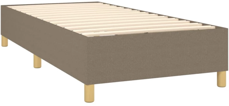 ΚΡΕΒΑΤΙ BOXSPRING ΜΕ ΣΤΡΩΜΑ TAUPE 90X200 ΕΚ. ΥΦΑΣΜΑΤΙΝΟ 3142229