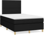 ΚΡΕΒΑΤΙ BOXSPRING ΜΕ ΣΤΡΩΜΑ ΜΑΥΡΟ 120X200 ΕΚ. ΥΦΑΣΜΑΤΙΝΟ 3142243