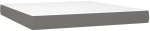 ΚΡΕΒΑΤΙ BOXSPRING ΜΕ ΣΤΡΩΜΑ ΣΚΟΥΡΟ ΓΚΡΙ 180X200 ΕΚ ΥΦΑΣΜΑΤΙΝ 3142274