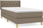 ΚΡΕΒΑΤΙ BOXSPRING ΜΕ ΣΤΡΩΜΑ TAUPE 80X200 ΕΚ. ΥΦΑΣΜΑΤΙΝΟ 3130469