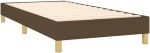 ΚΡΕΒΑΤΙ BOXSPRING ΜΕ ΣΤΡΩΜΑ ΣΚΟΥΡΟ ΚΑΦΕ 90X190 ΕΚ. ΥΦΑΣΜΑΤΙΝΟ 3127008