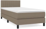 ΚΡΕΒΑΤΙ BOXSPRING ΜΕ ΣΤΡΩΜΑ TAUPE 80X200 ΕΚ. ΥΦΑΣΜΑΤΙΝΟ 3140173