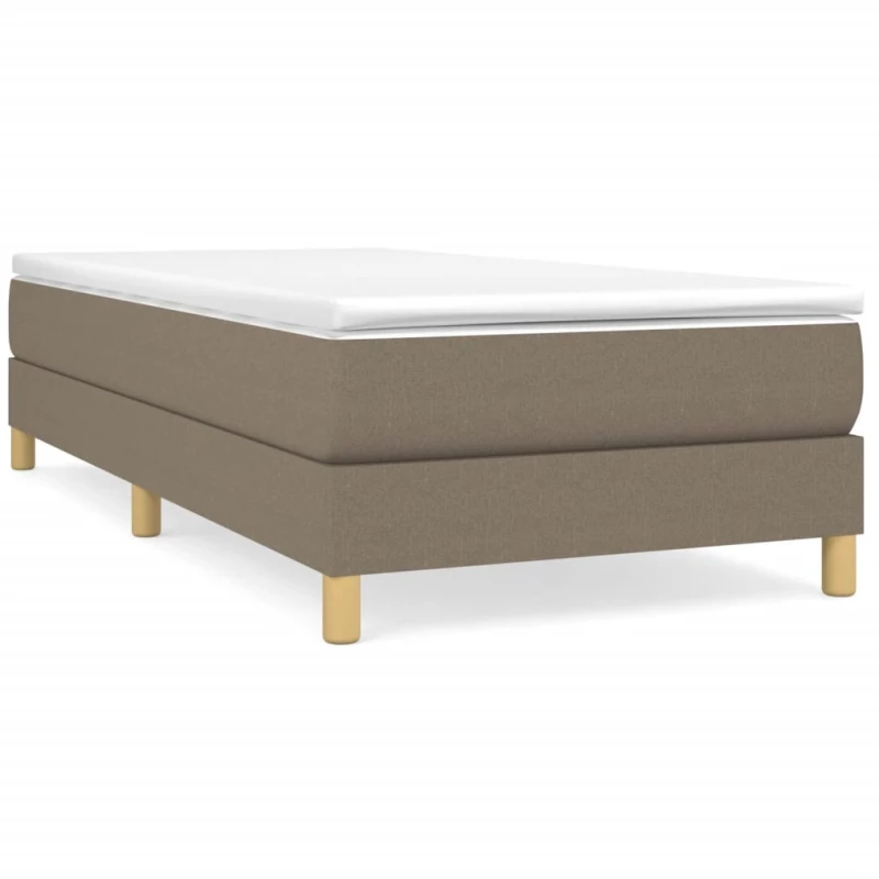 ΚΡΕΒΑΤΙ BOXSPRING ΜΕ ΣΤΡΩΜΑ TAUPE 80X200 ΕΚ. ΥΦΑΣΜΑΤΙΝΟ 3144131