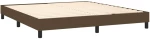 ΚΡΕΒΑΤΙ BOXSPRING ΜΕ ΣΤΡΩΜΑ & LED ΣΚ.ΚΑΦΕ 180X200ΕΚ. ΥΦΑΣΜΑΤΙΝΟ 3133096
