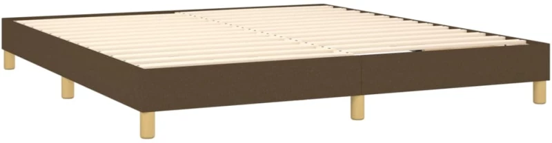 ΚΡΕΒΑΤΙ BOXSPRING ΜΕ ΣΤΡΩΜΑ ΣΚΟΥΡΟ ΚΑΦΕ 180X200 ΕΚ ΥΦΑΣΜΑΤΙΝΟ 3140556