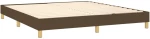 ΚΡΕΒΑΤΙ BOXSPRING ΜΕ ΣΤΡΩΜΑ ΣΚΟΥΡΟ ΚΑΦΕ 180X200 ΕΚ ΥΦΑΣΜΑΤΙΝΟ 3140556