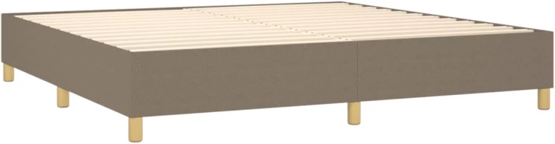 ΚΡΕΒΑΤΙ BOXSPRING ΜΕ ΣΤΡΩΜΑ TAUPE 200X200 ΕΚ. ΥΦΑΣΜΑΤΙΝΟ 3142285