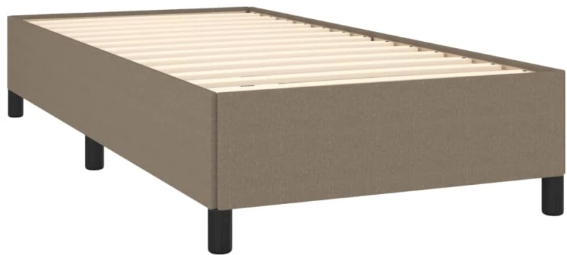 ΚΡΕΒΑΤΙ BOXSPRING ΜΕ ΣΤΡΩΜΑ TAUPE 90X190 ΕΚ.ΥΦΑΣΜΑΤΙΝΟ 3127849