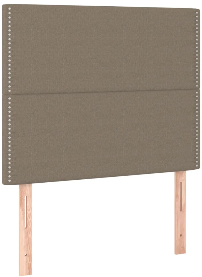 ΚΡΕΒΑΤΙ BOXSPRING ΜΕ ΣΤΡΩΜΑ & LED TAUPE 90X190 ΕΚ. ΥΦΑΣΜΑΤΙΝΟ 3134761