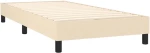 ΚΡΕΒΑΤΙ BOXSPRING ΜΕ ΣΤΡΩΜΑ & LED ΚΡΕΜ 90X190 ΕΚ. ΥΦΑΣΜΑΤΙΝΟ 3133282
