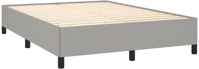 ΚΡΕΒΑΤΙ BOXSPRING ΜΕ ΣΤΡΩΜΑ ΑΝΟΙΧΤΟ ΓΚΡΙ 140X200 ΕΚ. ΥΦΑΣΜΑΤΙΝΟ 3127885