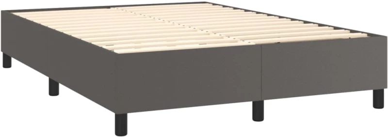 ΚΡΕΒΑΤΙ BOXSPRING ΜΕ ΣΤΡΩΜΑ ΓΚΡΙ 140X190ΕΚ. ΑΠΟ ΣΥΝΘΕΤΙΚΟ ΔΕΡΜΑ 3132439