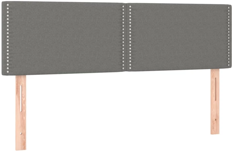 ΚΡΕΒΑΤΙ BOXSPRING ΜΕ ΣΤΡΩΜΑ ΣΚΟΥΡΟ ΓΚΡΙ 140X200 ΕΚ ΥΦΑΣΜΑΤΙΝΟ 3140538