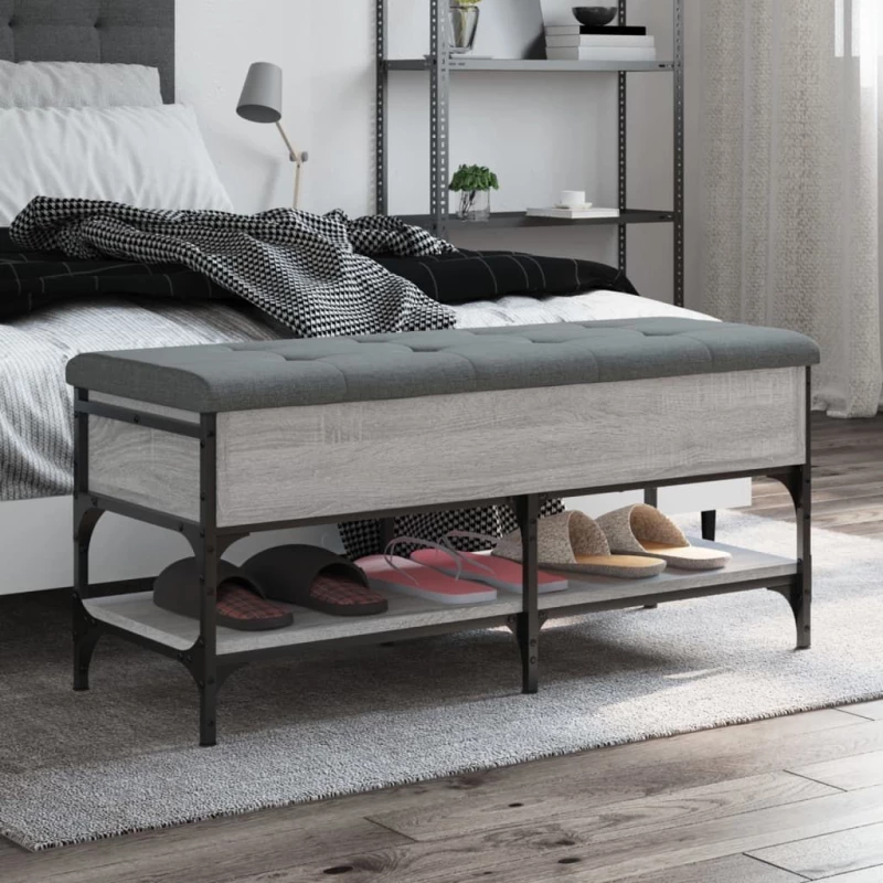 ΠΑΠΟΥΤΣΟΘΗΚΗ ΓΚΡΙ SONOMA 102X42X45 ΕΚ. ΑΠΟ ΕΠΕΞΕΡΓΑΣΜΕΝΟ ΞΥΛΟ 835200