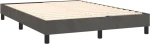 ΚΡΕΒΑΤΙ BOXSPRING ΜΕ ΣΤΡΩΜΑ & LED ΣΚ. ΓΚΡΙ 140X190ΕΚ. ΒΕΛΟΥΔΙΝΟ 3134340