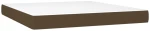 ΚΡΕΒΑΤΙ BOXSPRING ΜΕ ΣΤΡΩΜΑ ΣΚΟΥΡΟ ΚΑΦΕ 160X200 ΕΚ ΥΦΑΣΜΑΤΙΝΟ 3144533