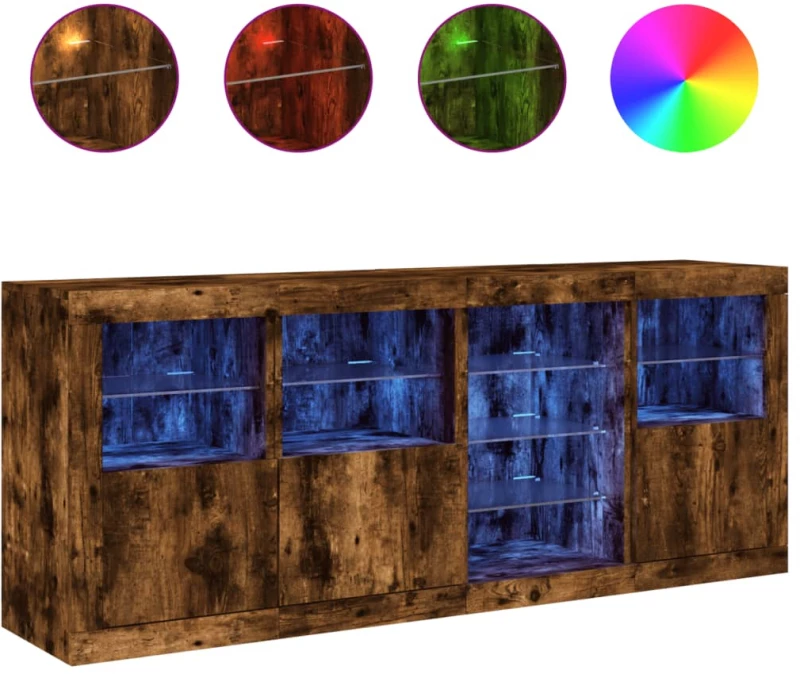ΜΠΟΥΦΕΣ ΜΕ LED ΚΑΠΝΙΣΤΗ ΔΡΥΣ 164 X 37 X 67 ΕΚ. 3209055