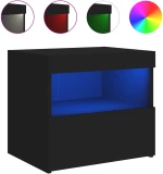 ΚΟΜΟΔΙΝΟ ΜΕ ΦΩΤΑ LED ΜΑΥΡΟ 50 X 40 X 45 ΕΚ. 836765