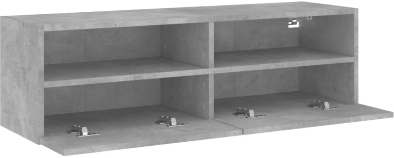 ΈΠΙΠΛΟ ΤΟΙΧΟΥ ΤΗΛΕΟΡΑΣΗΣ ΓΚΡΙ ΣΚΥΡ. 100X30X30 ΕΚ. ΕΠΕΞ. ΞΥΛΟ 836888