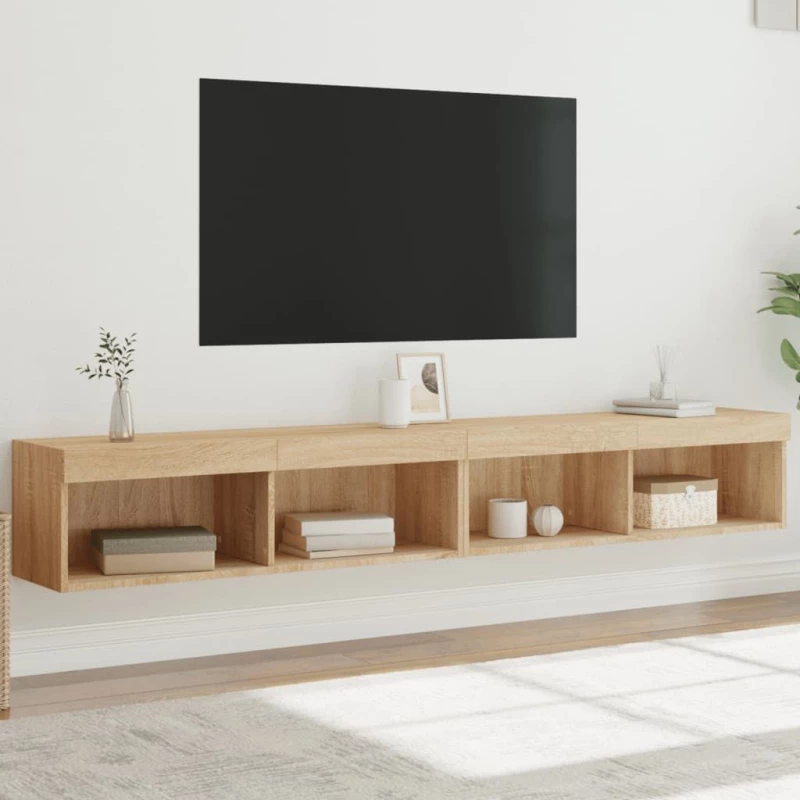 ΈΠΙΠΛΑ ΤΗΛΕΟΡΑΣΗΣ ΜΕ LED 2 ΤΕΜ. SONOMA ΔΡΥΣ 100 X 30 X 30 ΕΚ. 837160