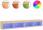 ΈΠΙΠΛΑ ΤΗΛΕΟΡΑΣΗΣ ΜΕ LED 2 ΤΕΜ. SONOMA ΔΡΥΣ 100 X 30 X 30 ΕΚ. 837160