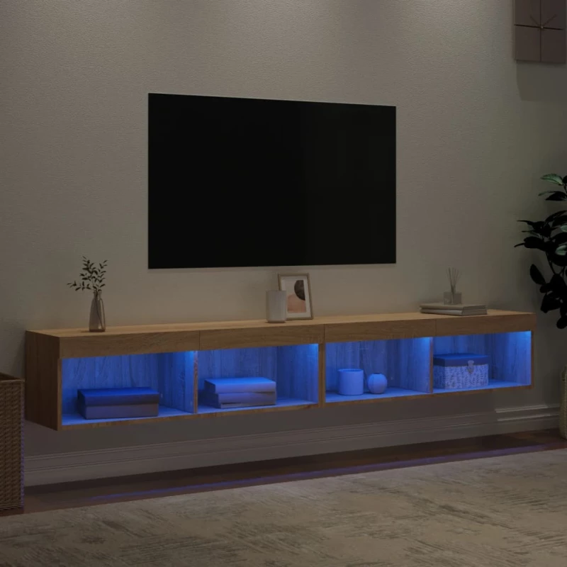 ΈΠΙΠΛΑ ΤΗΛΕΟΡΑΣΗΣ ΜΕ LED 2 ΤΕΜ. SONOMA ΔΡΥΣ 100 X 30 X 30 ΕΚ. 837160