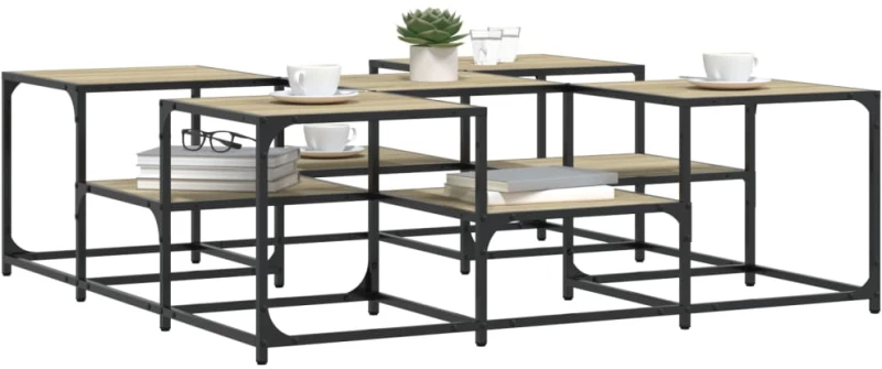 ΤΡΑΠΕΖΑΚΙ ΣΑΛΟΝΙΟΥ SONOMA ΔΡΥΣ 121X121X40 ΕΚ ΕΠΕΞΕΡΓΑΣΜΕΝΟ ΞΥΛΟ 839069