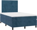 ΚΡΕΒΑΤΙ BOXSPRING ΜΕ ΣΤΡΩΜΑ & LED ΣΚ. ΜΠΛΕ 120X200ΕΚ. ΒΕΛΟΥΔΙΝΟ 3136177