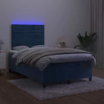 ΚΡΕΒΑΤΙ BOXSPRING ΜΕ ΣΤΡΩΜΑ & LED ΣΚ. ΜΠΛΕ 120X200ΕΚ. ΒΕΛΟΥΔΙΝΟ 3136177