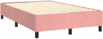 ΚΡΕΒΑΤΙ BOXSPRING ΜΕ ΣΤΡΩΜΑ ΡΟΖ 120X200 ΕΚ. ΒΕΛΟΥΔΙΝΟ 3143078