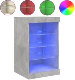 ΜΠΟΥΦΕΣ ΜΕ LED ΓΚΡΙ ΣΚΥΡΟΔΕΜΑΤΟΣ 41 X 37 X 67 ΕΚ. 836724