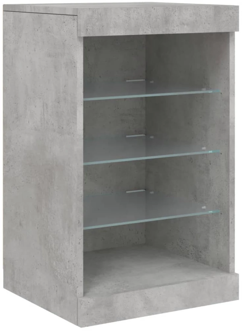 ΜΠΟΥΦΕΣ ΜΕ LED ΓΚΡΙ ΣΚΥΡΟΔΕΜΑΤΟΣ 41 X 37 X 67 ΕΚ. 836724