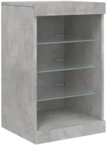 ΜΠΟΥΦΕΣ ΜΕ LED ΓΚΡΙ ΣΚΥΡΟΔΕΜΑΤΟΣ 41 X 37 X 67 ΕΚ. 836724