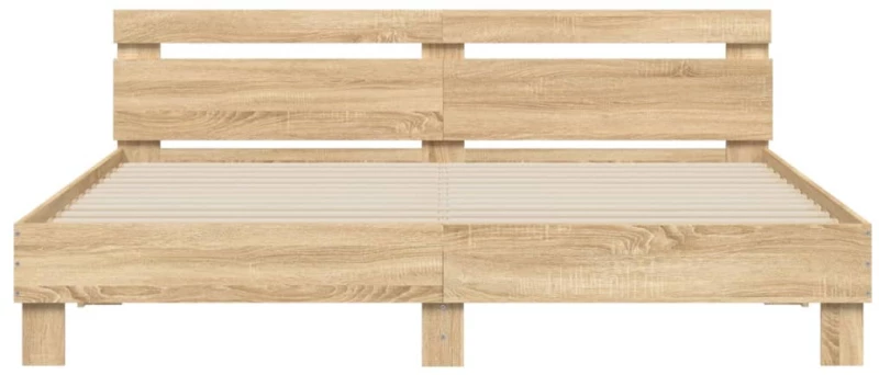 ΠΛΑΙΣΙΟ ΚΡΕΒΑΤΙΟΥ ΜΕ ΚΕΦΑΛΑΡΙ/LED SONOMA ΔΡΥΣ 160X200 ΕΚ. 3207534