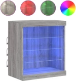ΜΠΟΥΦΕΣ ΜΕ LED ΓΚΡΙ SONOMA 60,5 X 37 X 67 ΕΚ. 836698