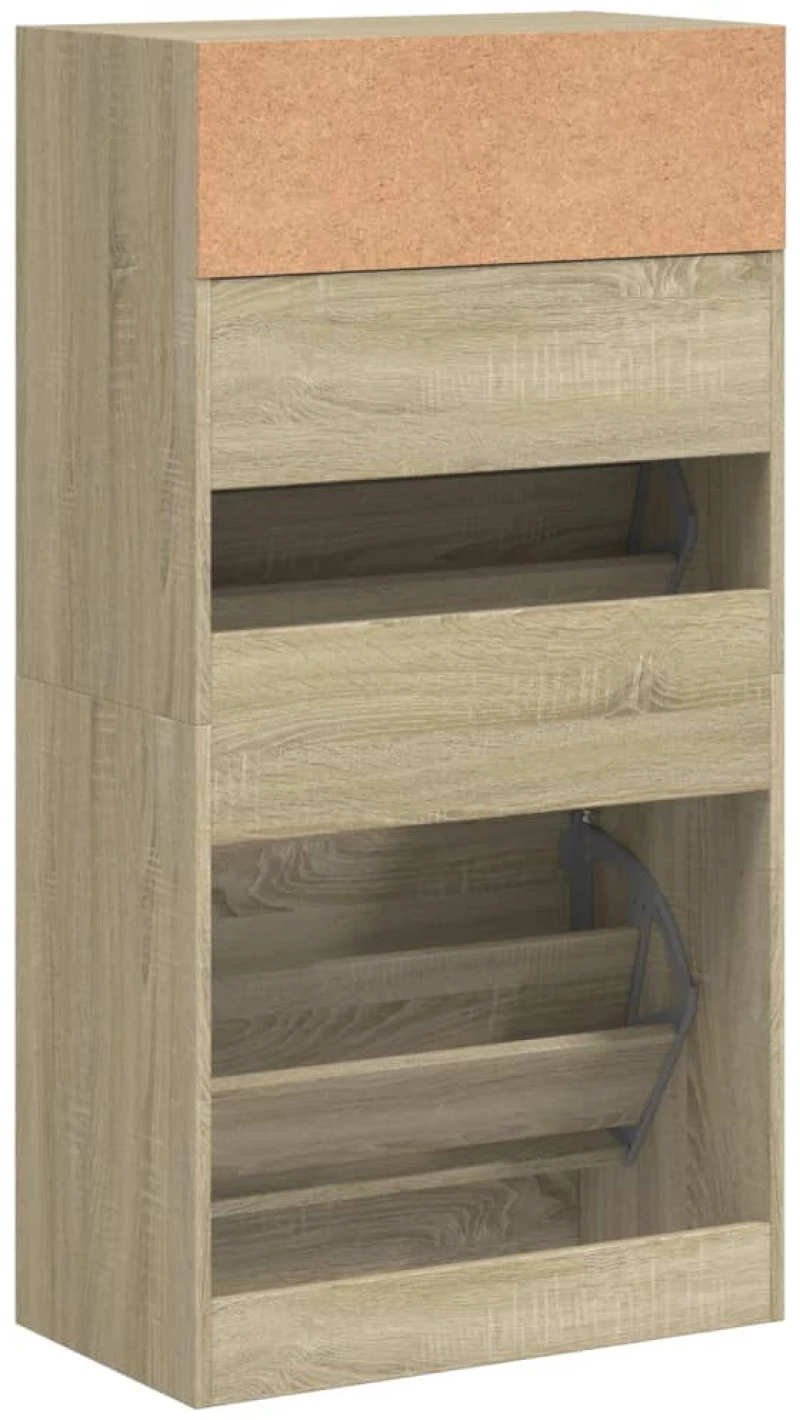 ΠΑΠΟΥΤΣΟΘΗΚΗ SONOMA ΔΡΥΣ 60X34X116 ΕΚ. ΑΠΟ ΕΠΕΞΕΡΓΑΣΜΕΝΟ ΞΥΛΟ 840017