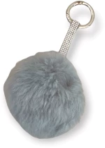 ΜΠΡΕΛΟΚ POMPOM ΓΚΡΙ
