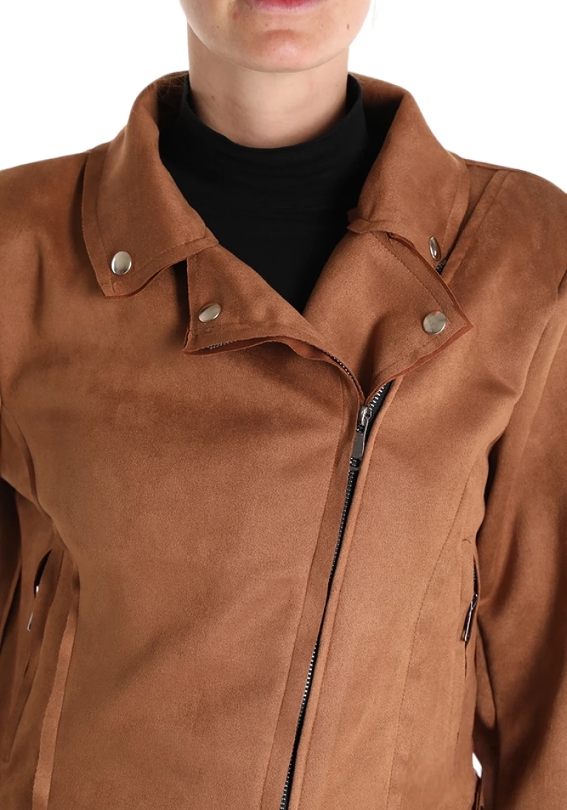 ΣΟΥΕΤ JACKET ΜΕ ΦΕΡΜΟΥΑΡ ΚΑΦΕ