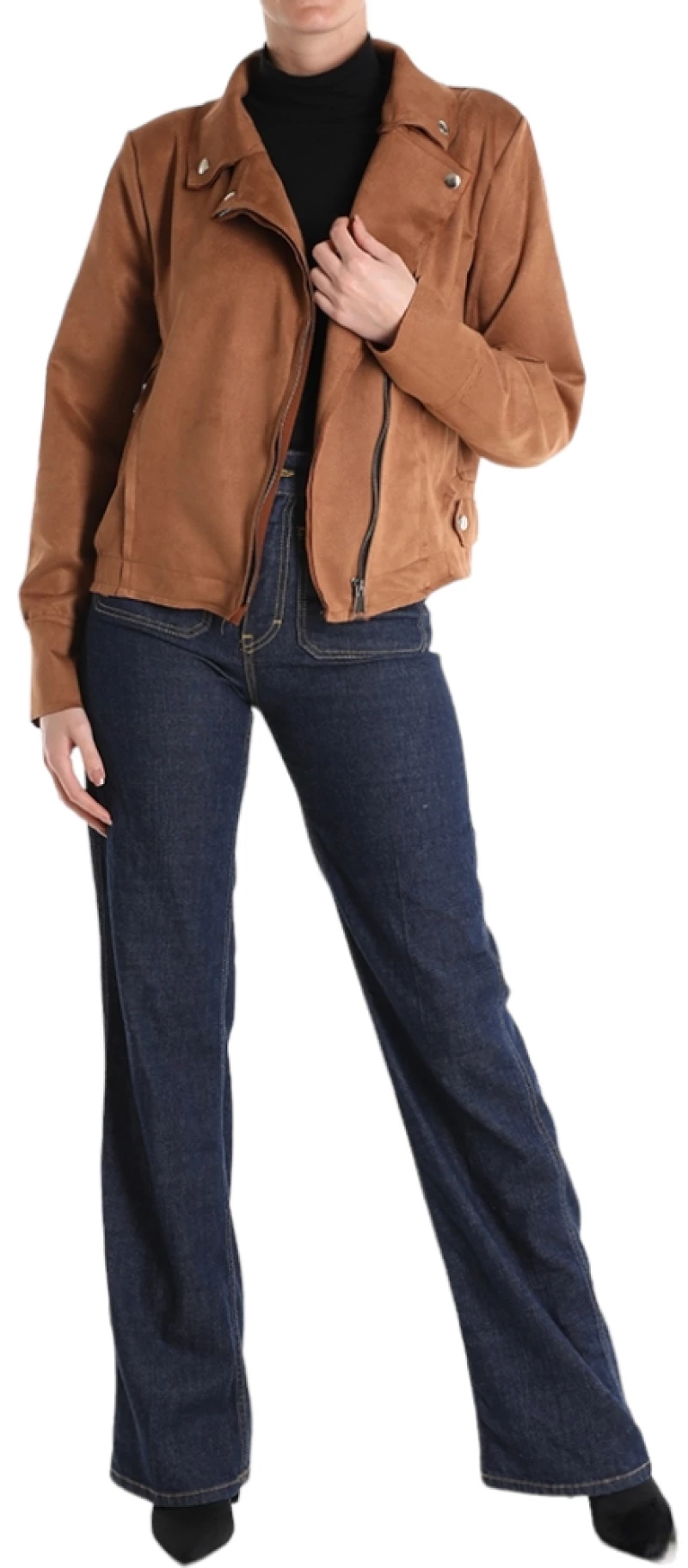 ΣΟΥΕΤ JACKET ΜΕ ΦΕΡΜΟΥΑΡ ΚΑΦΕ
