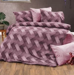 Σετ Σεντόνια Μονά 3τμχ (160x240) Αλκμήνη 453 Mauve Dimcol