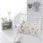 Piel Sa Ositos Nubes 80×90 Κουβέρτα Υπνόσακος 80×90 Grey