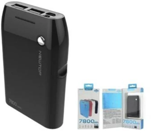 NEWTOP Powerbank PB21 7800mAh ΜΑΥΡΟ