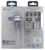 Ενσύρματα Ακουστικά In-Ear X-One K-004 Γκρι