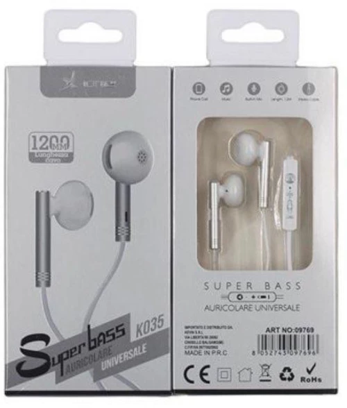 Ενσύρματα Ακουστικά In-Ear X-One K-035 Άσπρα