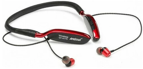 Andowl QY-K170 In-ear Bluetooth Handsfree Ακουστικά Κόκκινα