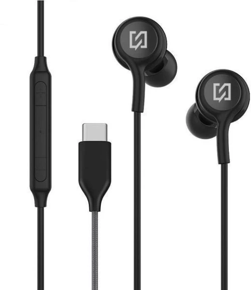 Newtop CF28 In-ear Handsfree με Βύσμα USB-C Μαύρο