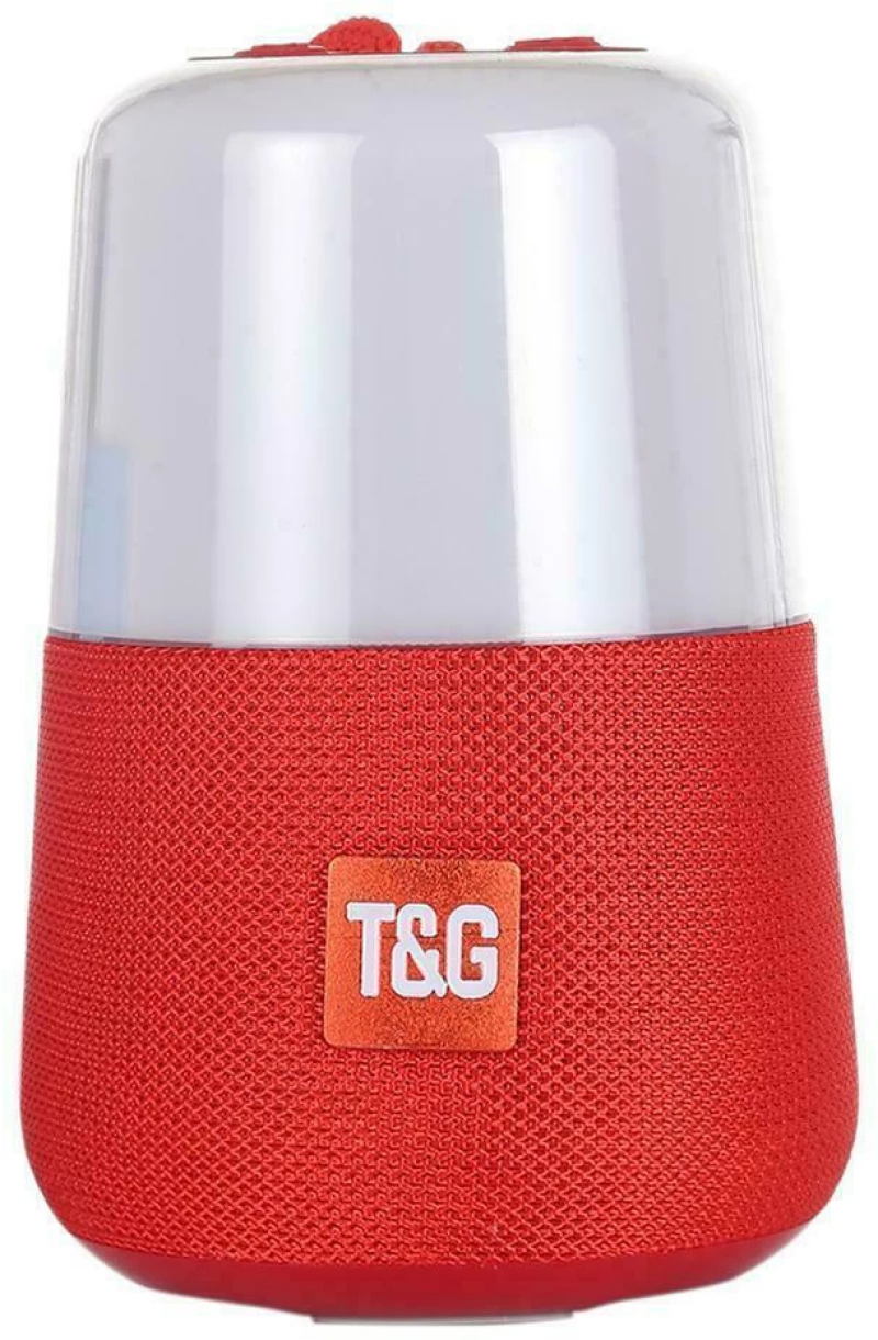 T&G TG168 Ηχείο Bluetooth 5W με Ραδιόφωνο Κόκκινο