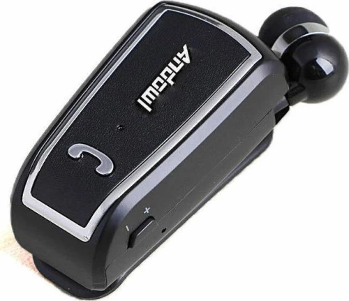 Andowl Q-902 Earbud Bluetooth Handsfree Ακουστικό Πέτου Μαύρο