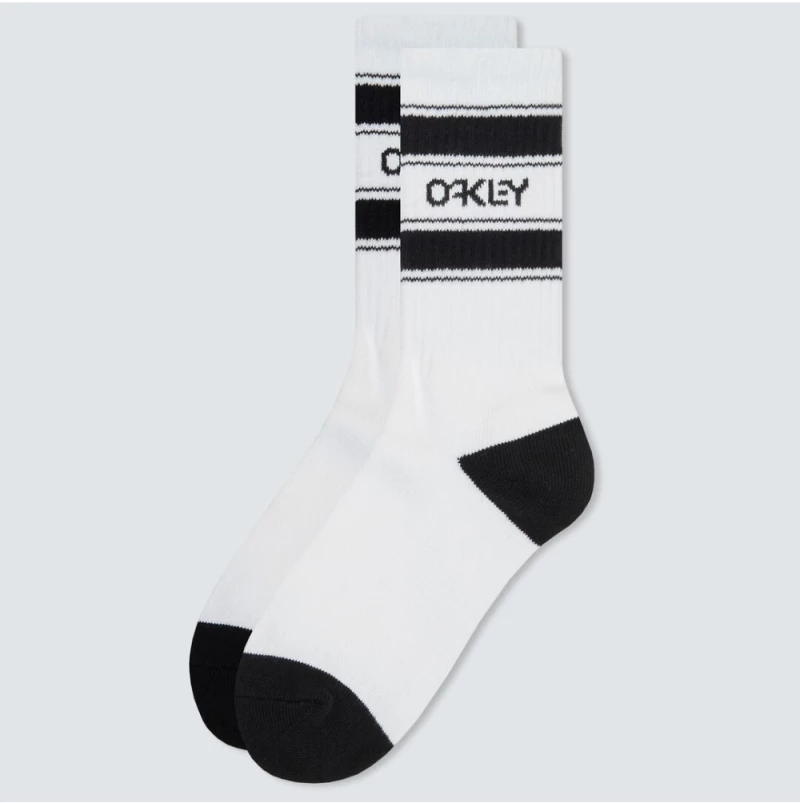 OAKLEY B1B ICON SOCKS FOS900353 100 Αθλητικές Κάλτσες Λευκές 3 Ζεύγη